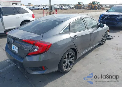 2019 Honda Civic Sport из США, поврежденный, VIN 2HGFC2F89KH500281